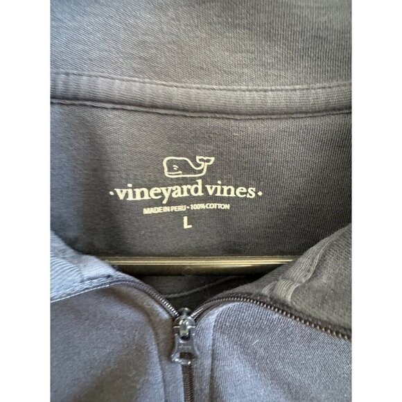 Vineyard Vines Pullover Jersey Cotton 1/4 Zip Performance Long Sleeve Men Size L - Picture 6 of 6